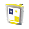Cartouche d`encre compatible jaune, 28 ml. Version XL pour HP OfficeJet Pro L 7580 compatible avec HP88y.