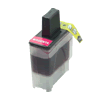 Cartouche d`encre compatible magenta, 12 ml pour Brother Fax 1840 C compatible avec LC-900M.