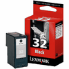 Cartouche d`encre originale Lexmark N° 32 noire, 200 pages pour Lexmark P 4330 compatible avec 18CX032E.