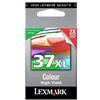 Cartouche d`encre couleur originale Lexmark N° 37XL , 500 pages pour Lexmark X 5650 compatible avec 18C2180E.