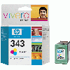 Cartouche d`encre originale HP N° 343 tricolore, 7 ml. pour HP PhotoSmart C 3190 compatible avec C8766EE.