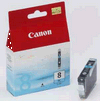 Cartouche d`encre originale Canon CLI-8C cyan photo, 13 ml. pour Canon Pixma MP 970 compatible avec 0624B001.