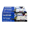 Cartouche toner original Brother noire TN-130BK, 2500 pages pour Brother DCP 9045 CDN compatible avec TN-130BK.