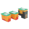 Starter kit  - 3 x 3 couleurs 14 ml (n� 344) pour  HP PhotoSmart 8750 compatible avec N�344 (C9363EE).