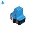 Cartouche d`encre Générique cyan, 9,5 ml pour HP PhotoSmart D 7300 serie compatible avec C8771EE.