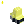 Cartouche d`encre Générique jaune, 9,5 ml pour HP PhotoSmart D 7300 serie compatible avec C8773EE.