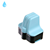 Cartouche d`encre Générique photo cyan, 9,5 ml pour HP PhotoSmart D 7300 serie compatible avec C8774EE.