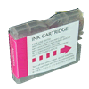 Cartcouche d`encre compatible magenta, 18ml pour Brother DCP 770 CW compatible avec LC1000M.