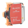 Cartouche d`encre compatible noire, 9 ml pour Canon Starwriter JET 300 compatible avec BCI-10BK.