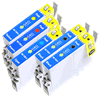 Offre spéciale Pack 5 cartouches<br>COMPATIBLE TOUS MODELES pour Epson Stylus S 20 compatible avec T0711, 712, 713, 714.