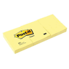 3M Post-its jaune 38 x 51mm, 3 x 100 pcs pour le bureau ou l'école