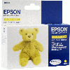 Cartouche d`encre originale Epson T0614 jaune pour Epson Stylus D 68 Photo compatible avec C13T061440.