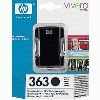 Cartouche d`encre originale HP No 363 noire, 6 ml. pour HP PhotoSmart D 7163 compatible avec C8721EE.