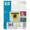 Cartouche d`encre originale HP No 363 jaune, 6 ml. pour HP PhotoSmart C 8100 serie compatible avec C8773EE.