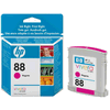 Cartouche d`encre originale HP N°88 magenta, 620 pages pour HP OfficeJet Pro L 7650 compatible avec C9387.