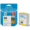 Cartouche d`encre originale HP N°88 jaune, 620 pages pour HP OfficeJet Pro L 7590 compatible avec C9388.