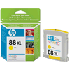 Cartouche d`encre originale HP N°88XL jaune, 1200 pages pour HP OfficeJet Pro L 7780 compatible avec C9393AE.